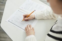 A Person Taking an Exam