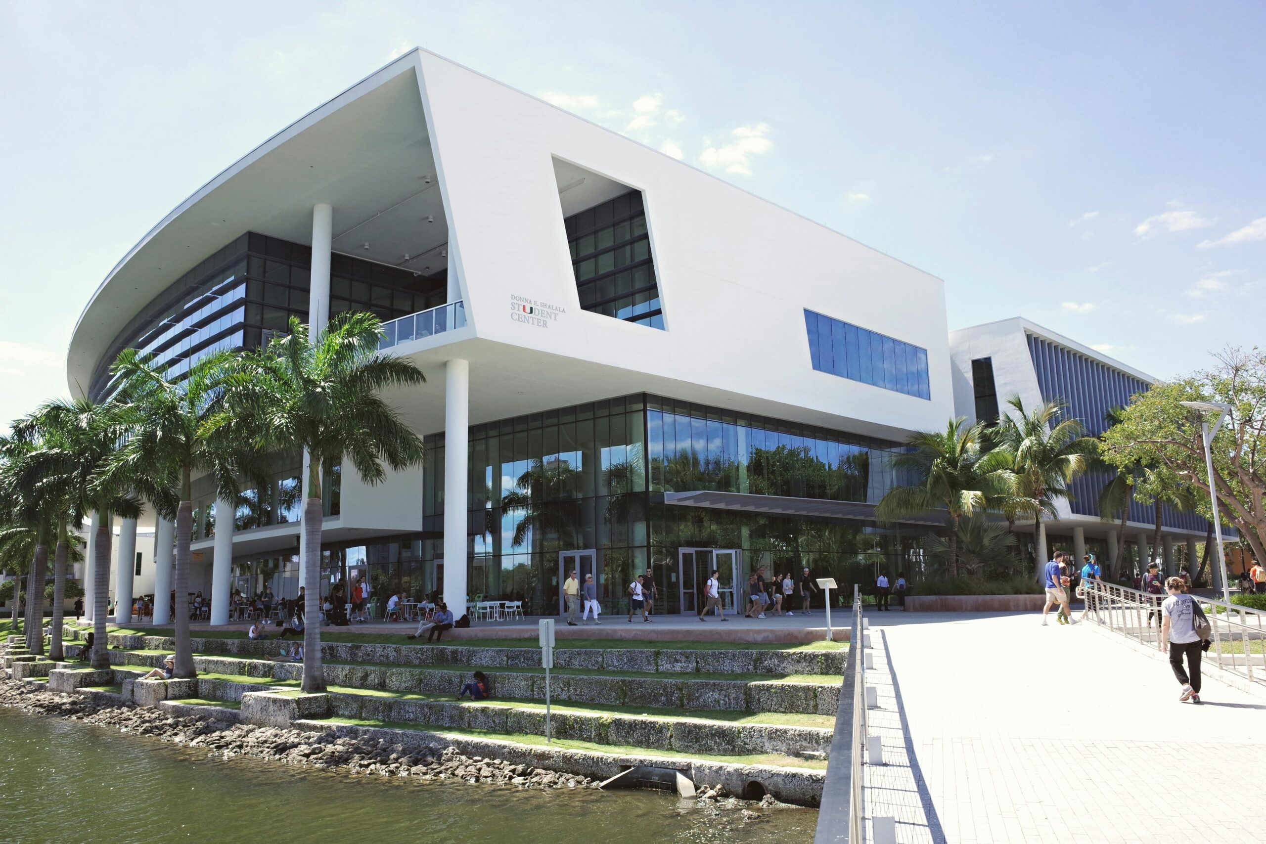 Modern Campus Building at University of Miami
