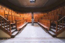 Urbex, Old abandoned lecture hall somewhere in Belgium